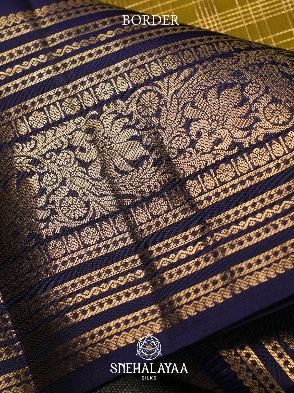Mehandi Green Kanjivaram Silk Saree