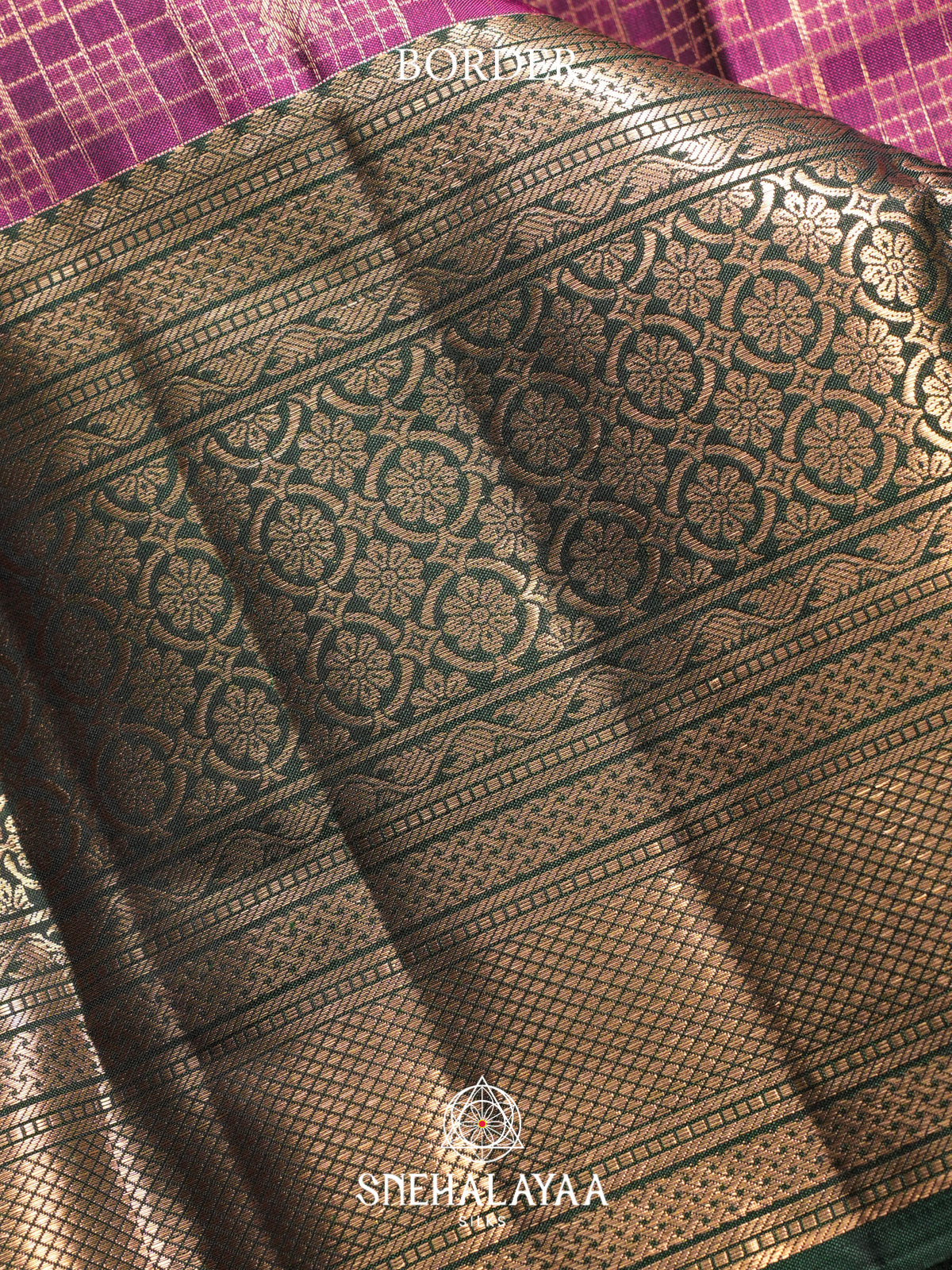Magenta Kanjivaram Silk Saree