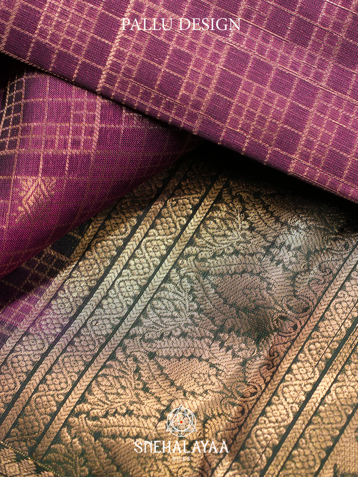 Magenta Kanjivaram Silk Saree