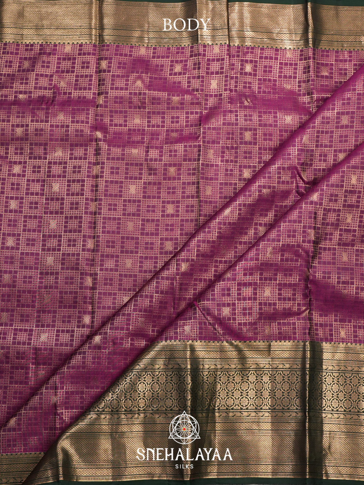 Magenta Kanjivaram Silk Saree