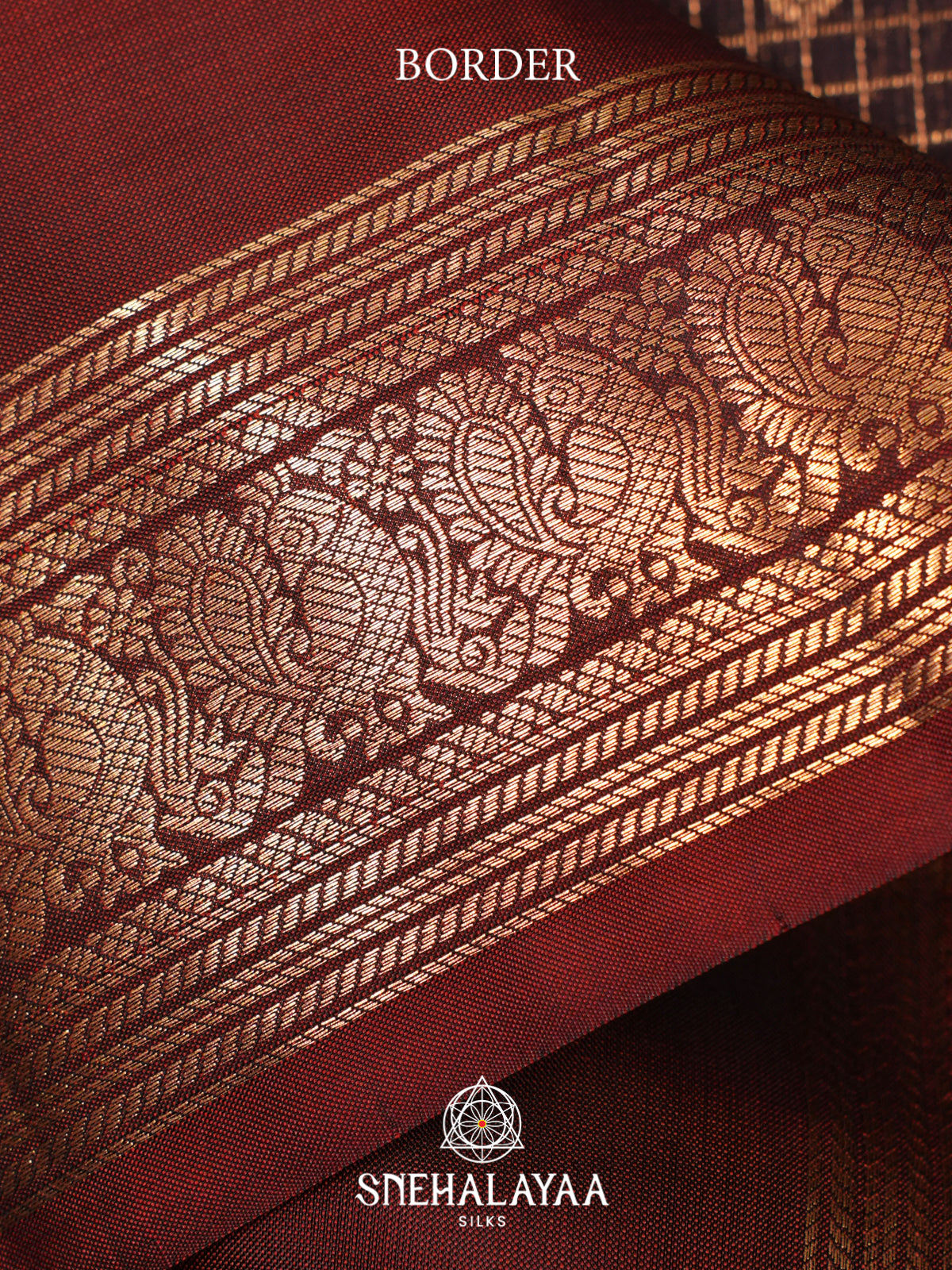 Coffee Brown Kanjivaram Silk Saree