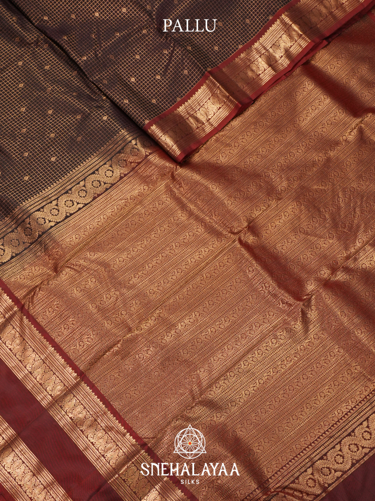 Coffee Brown Kanjivaram Silk Saree