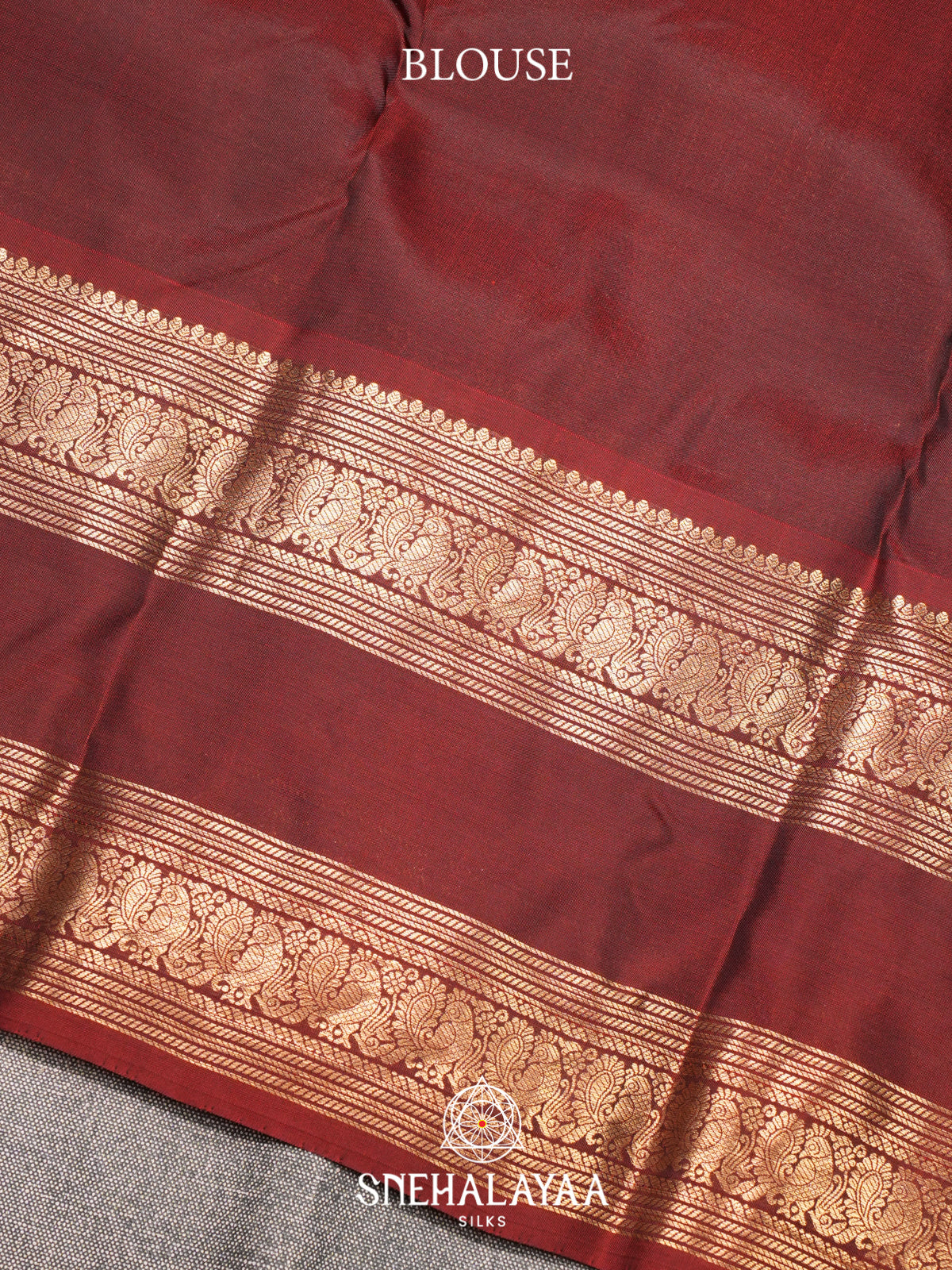 Coffee Brown Kanjivaram Silk Saree