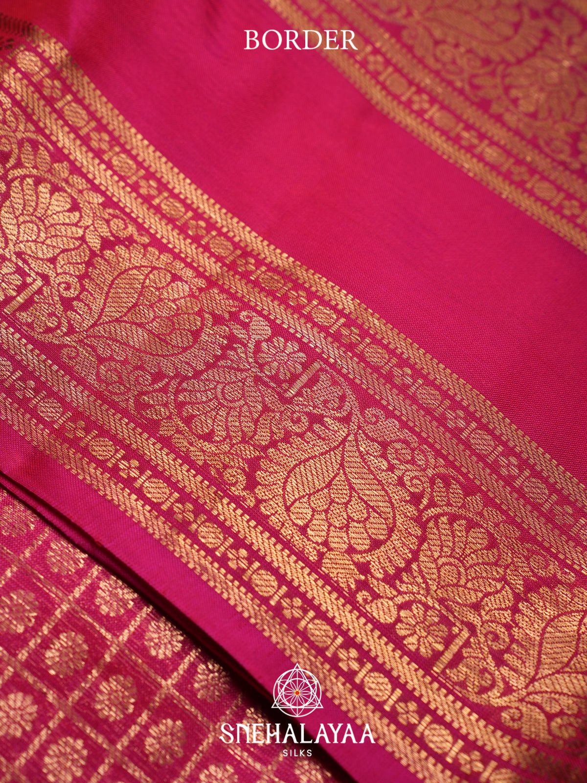 Orange Kanjivaram Silk Saree