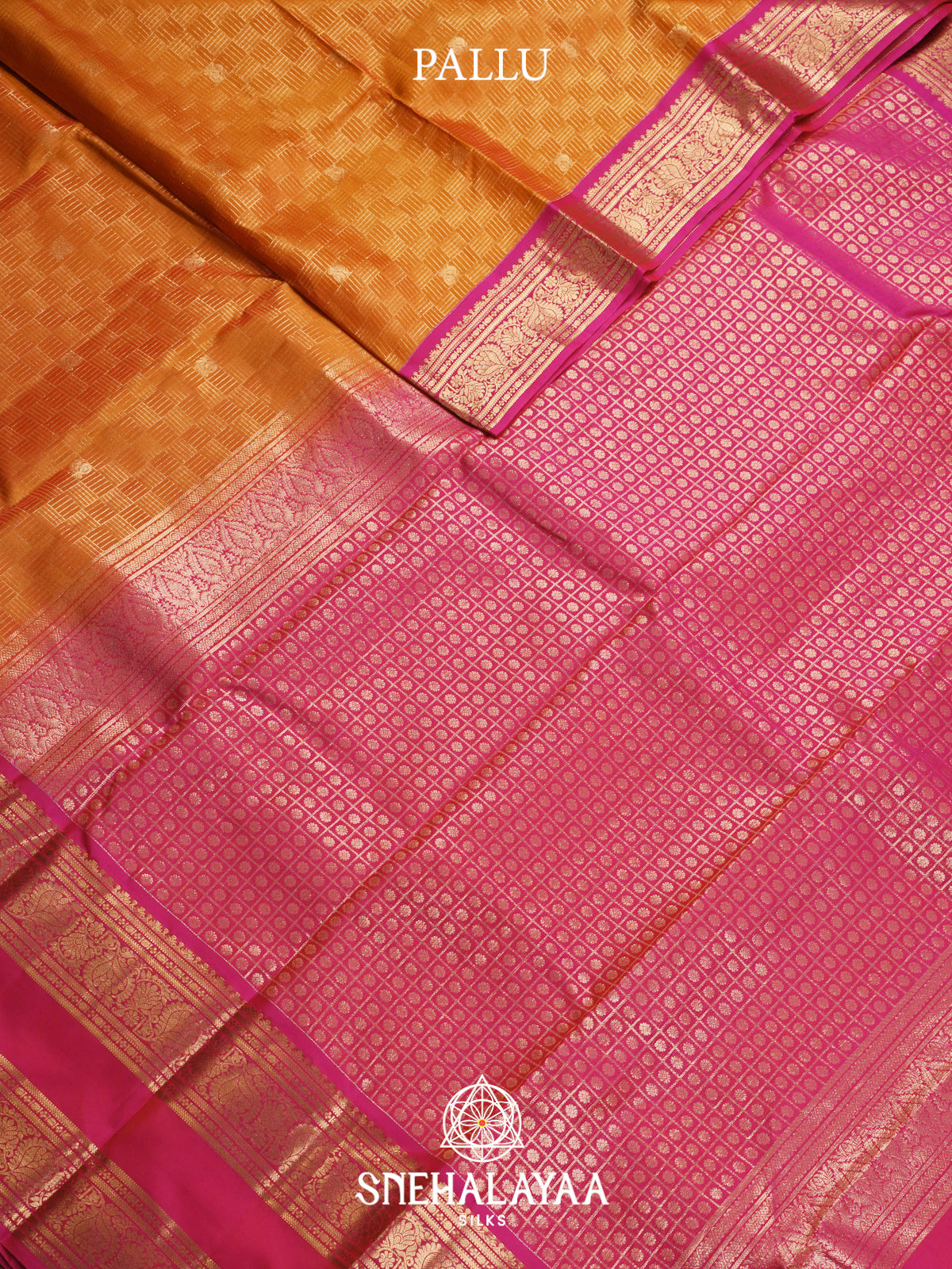 Orange Kanjivaram Silk Saree
