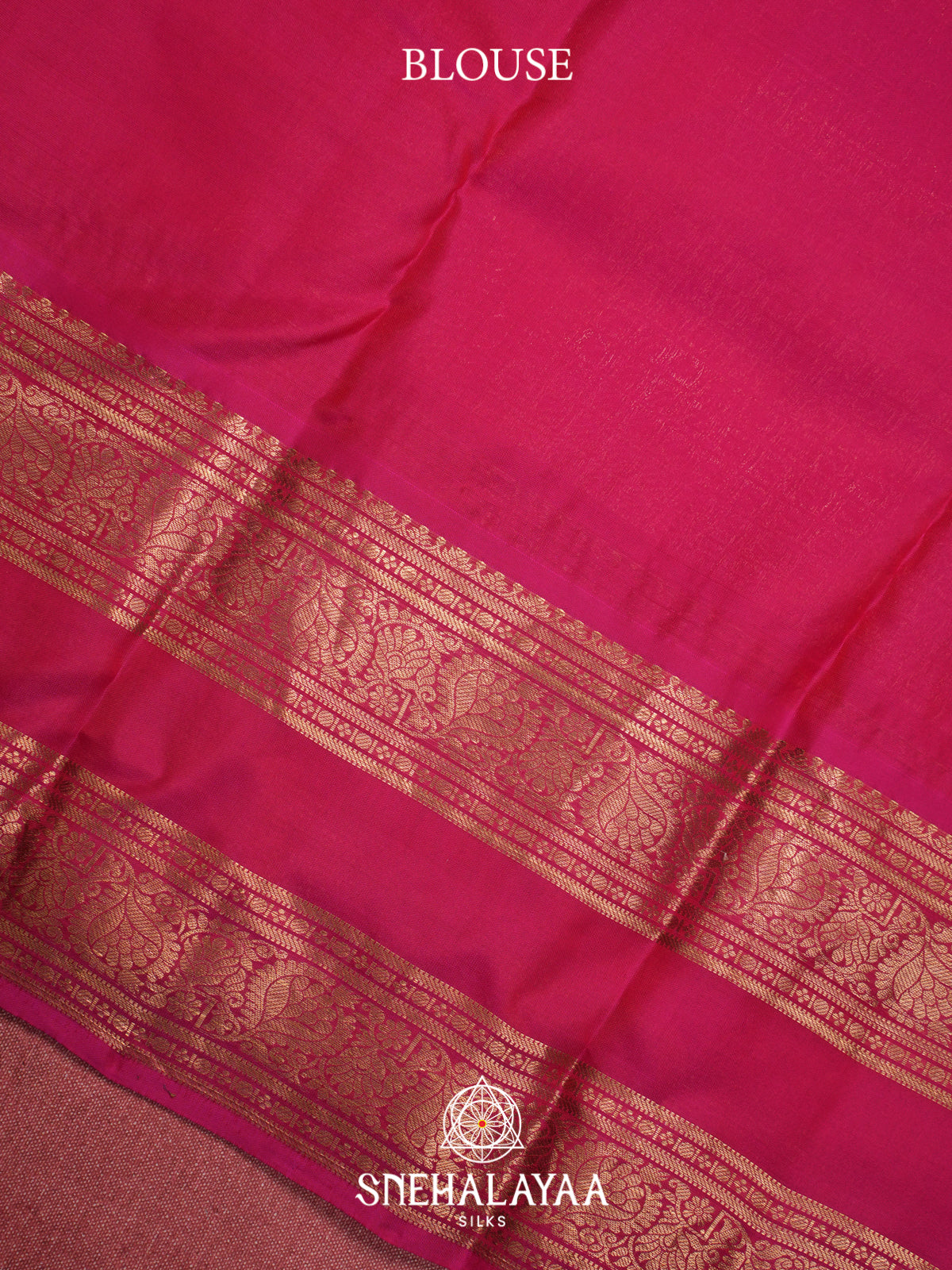 Orange Kanjivaram Silk Saree
