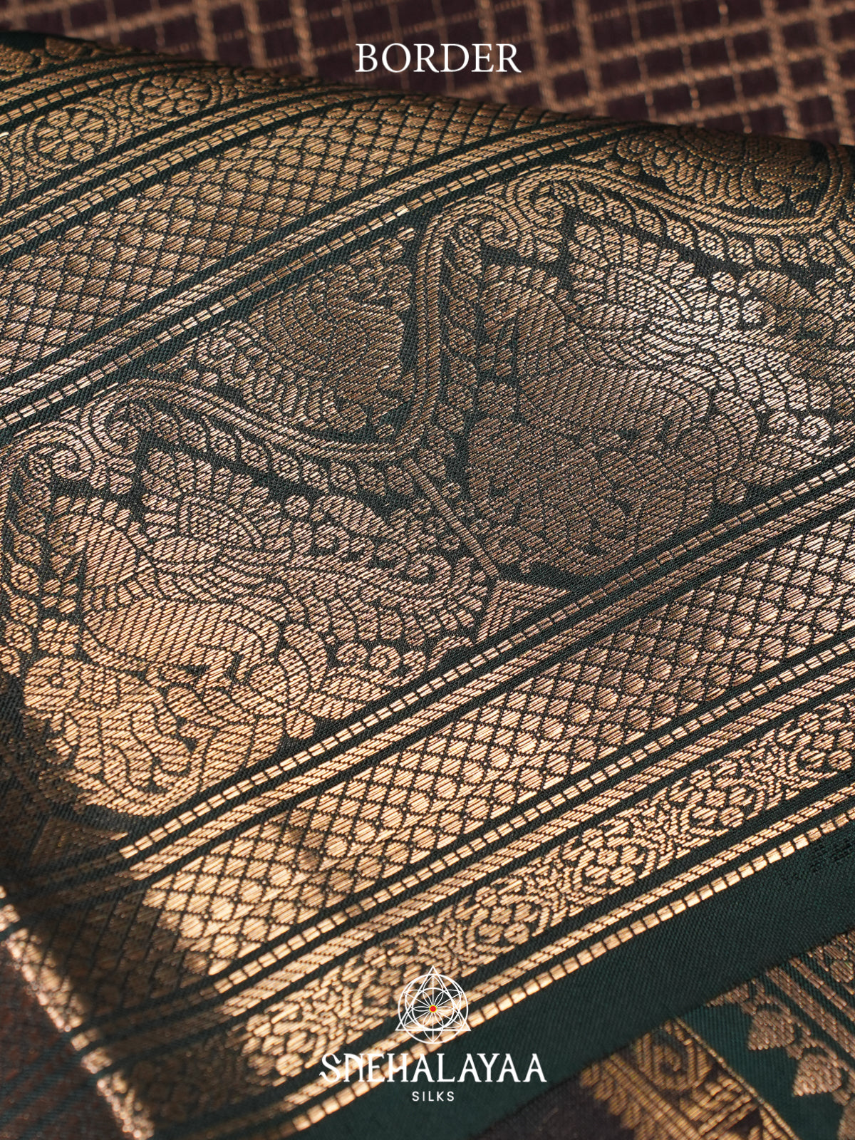 Brown Kanjivaram Silk Saree