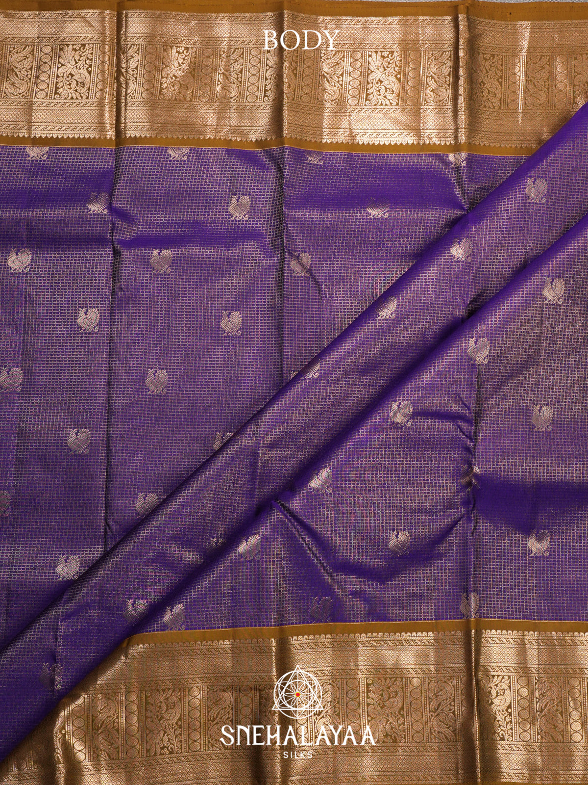 Lilac Kanjivaram Silk Saree