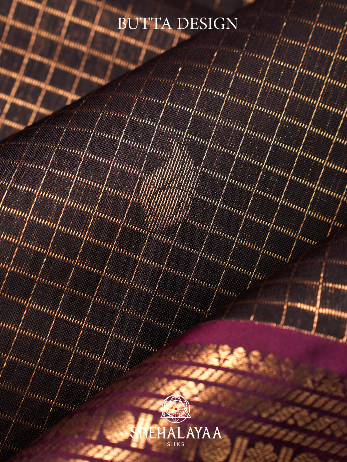 Coffee Brown Kanjivaram Silk Saree