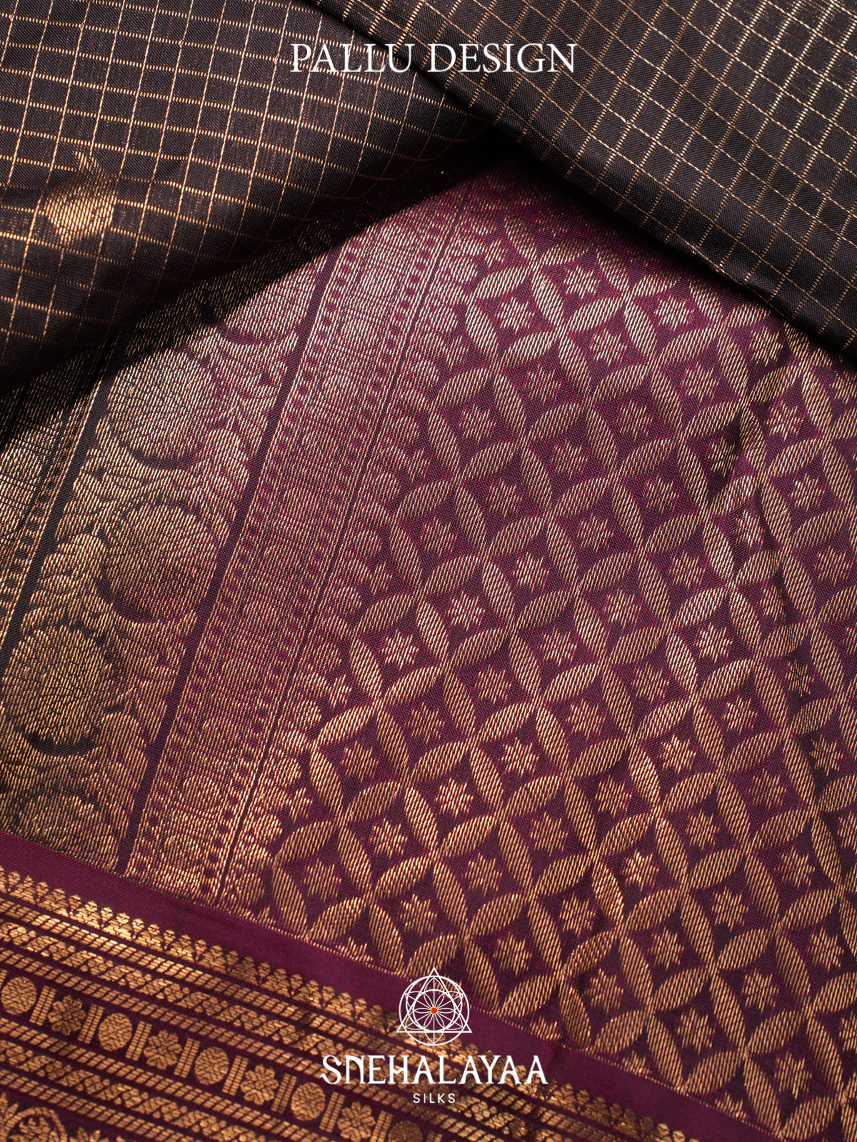 Coffee Brown Kanjivaram Silk Saree