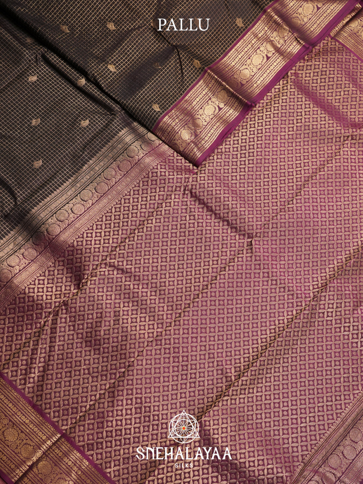 Coffee Brown Kanjivaram Silk Saree