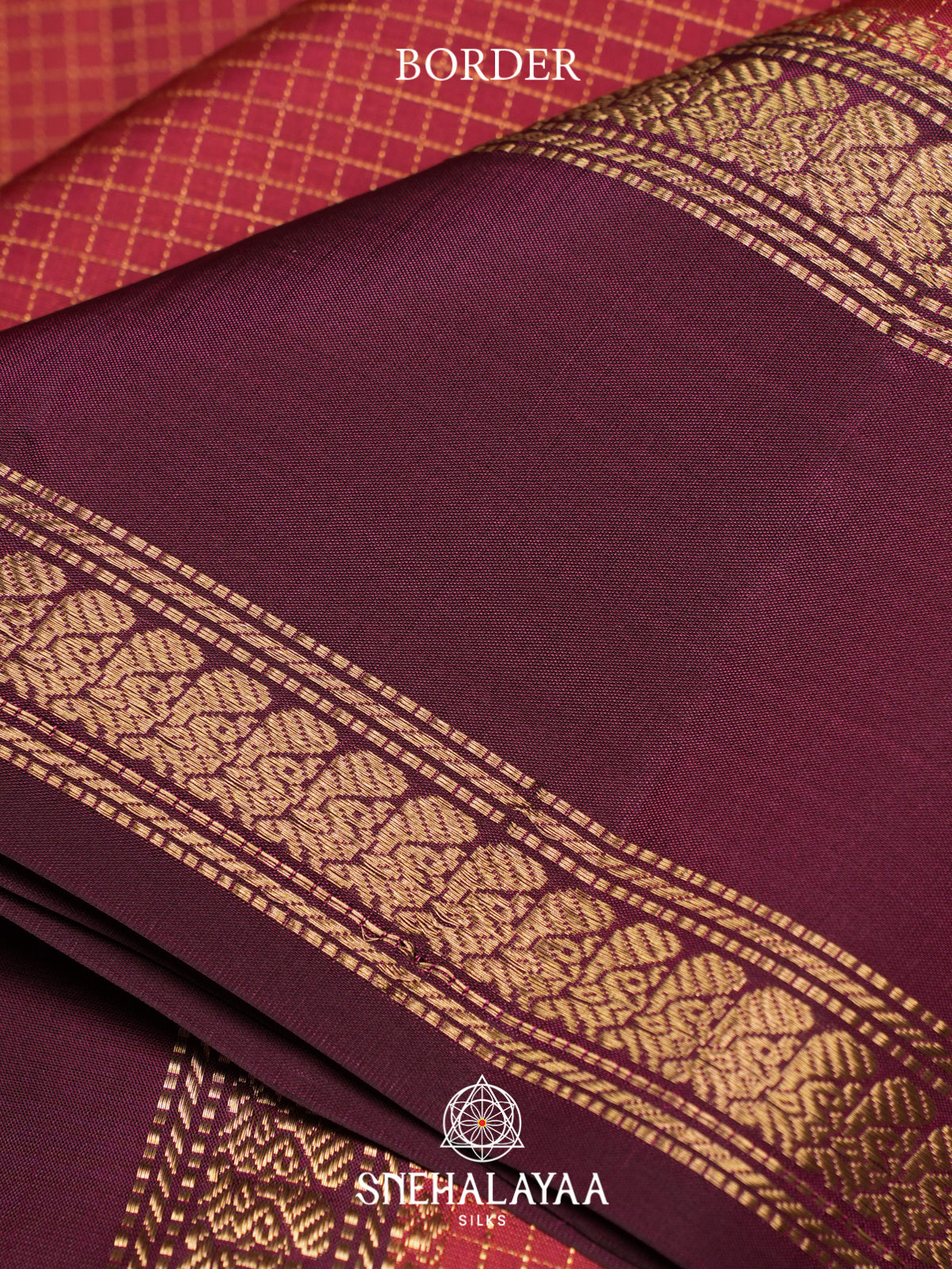 Maroon Soft Silk Saree