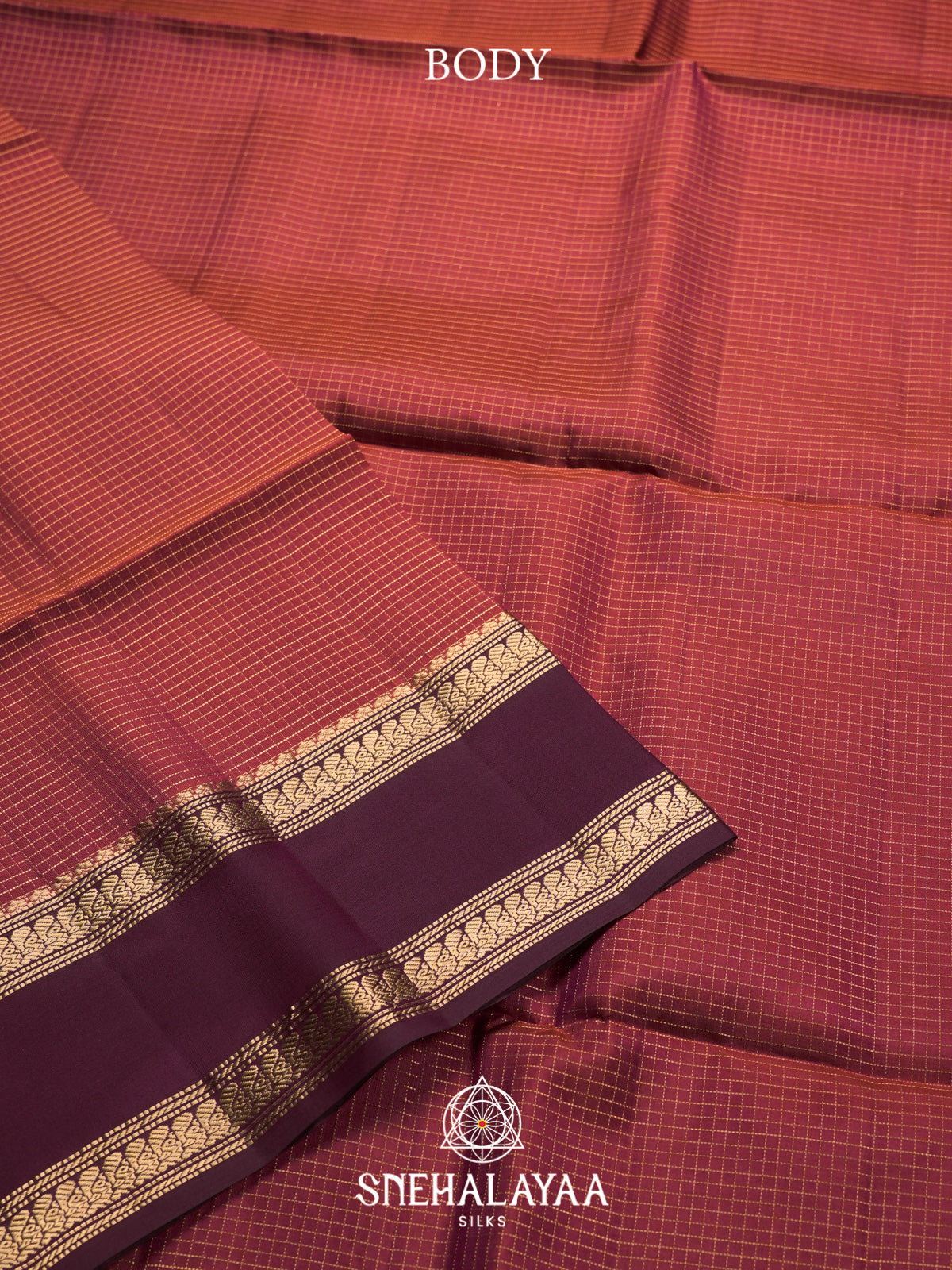 Maroon Soft Silk Saree