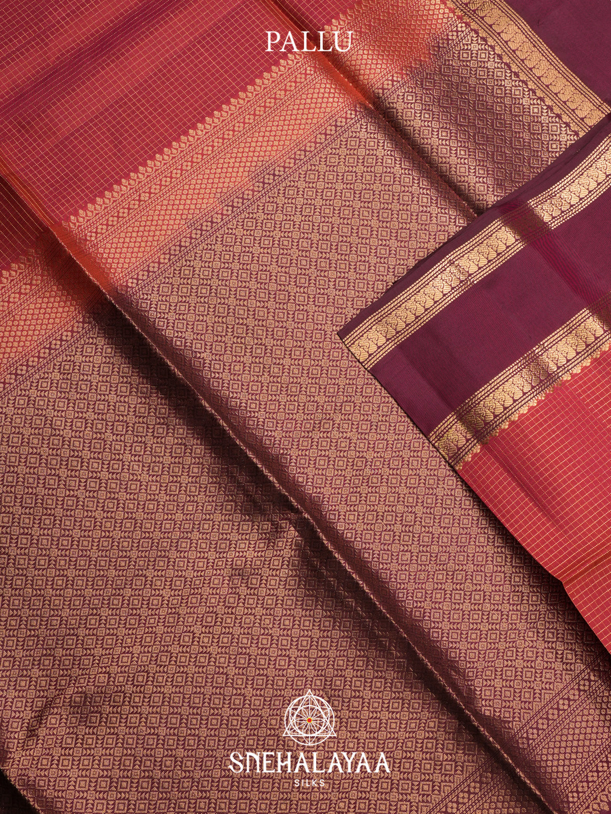 Maroon Soft Silk Saree