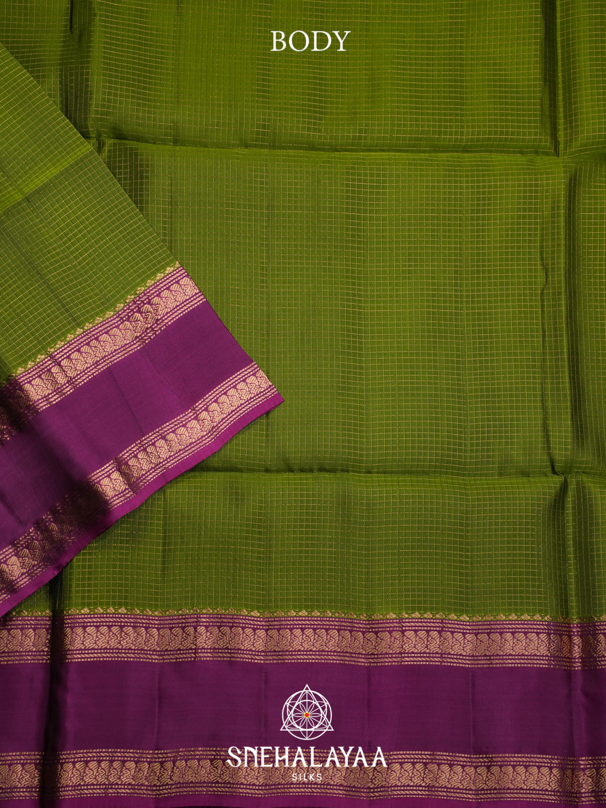 Parrot Green Soft Silk Saree