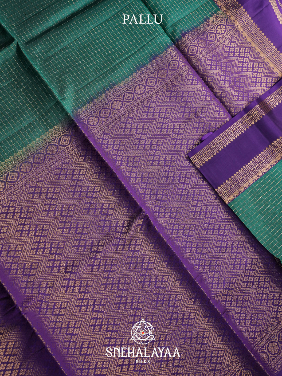 Teal Green Soft Silk Saree