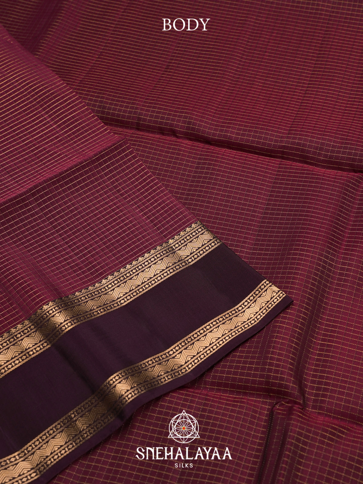 Maroon Soft Silk Saree