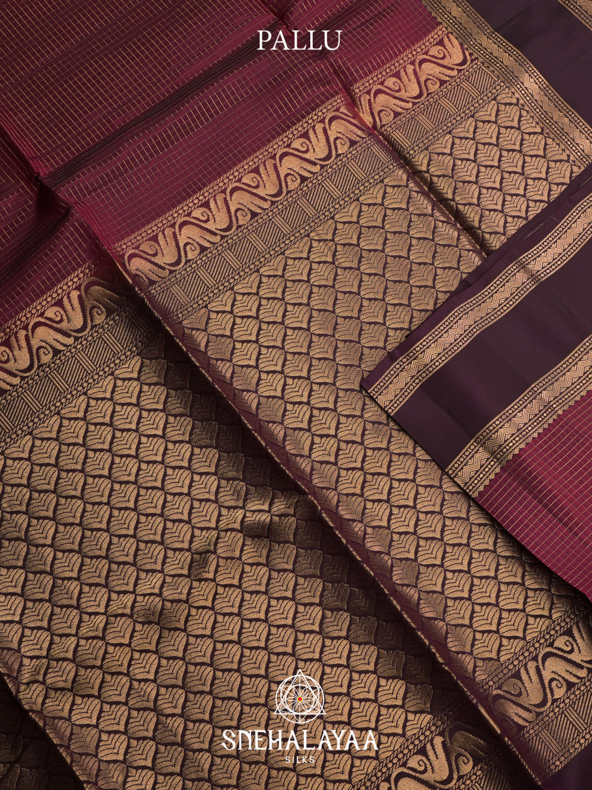 Maroon Soft Silk Saree
