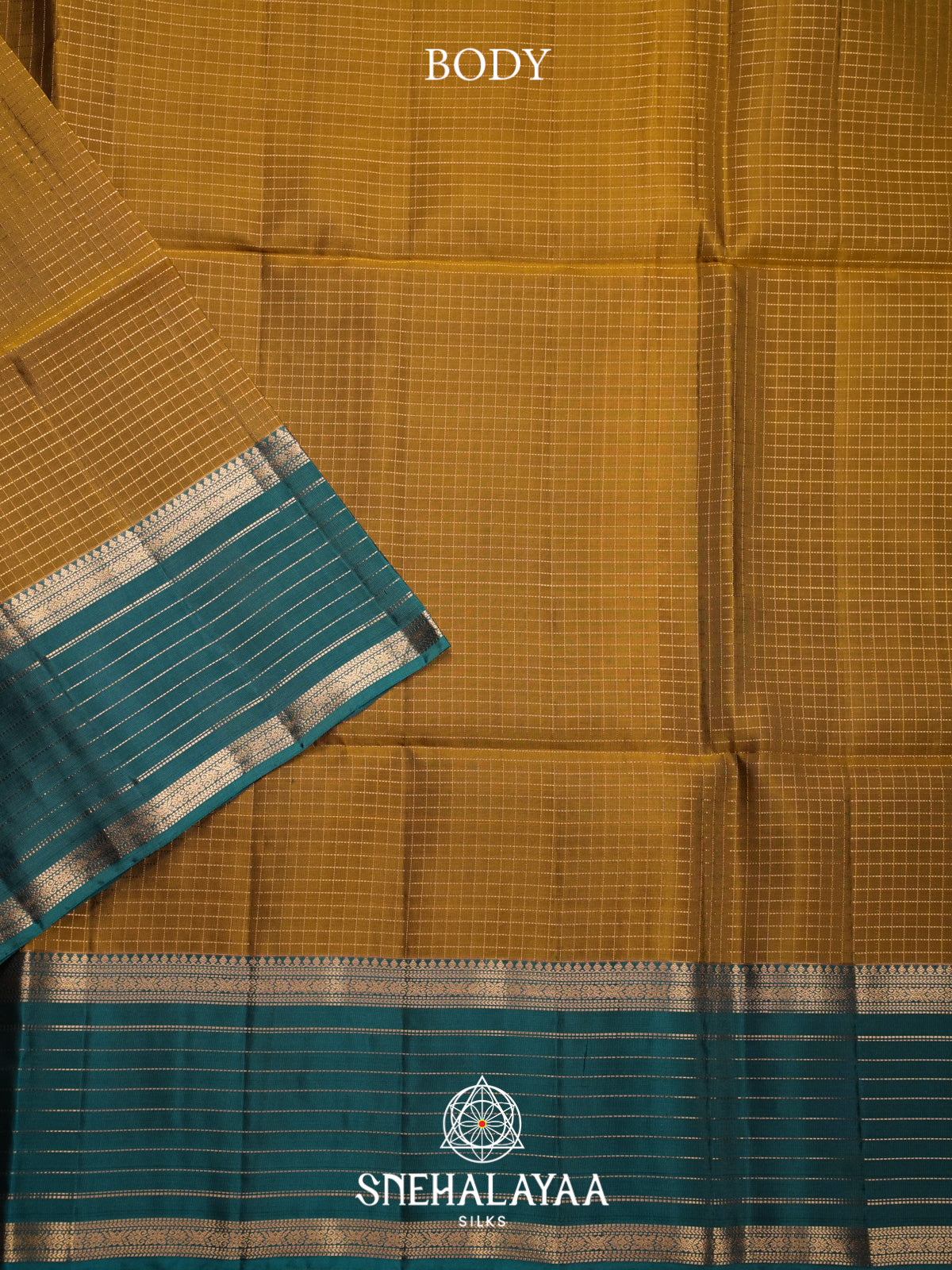 Mustard Yellow Soft Silk Saree