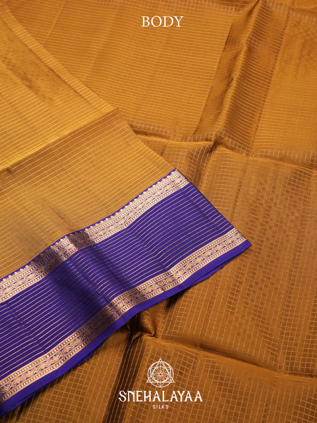 Golden Yellow Soft Silk Saree