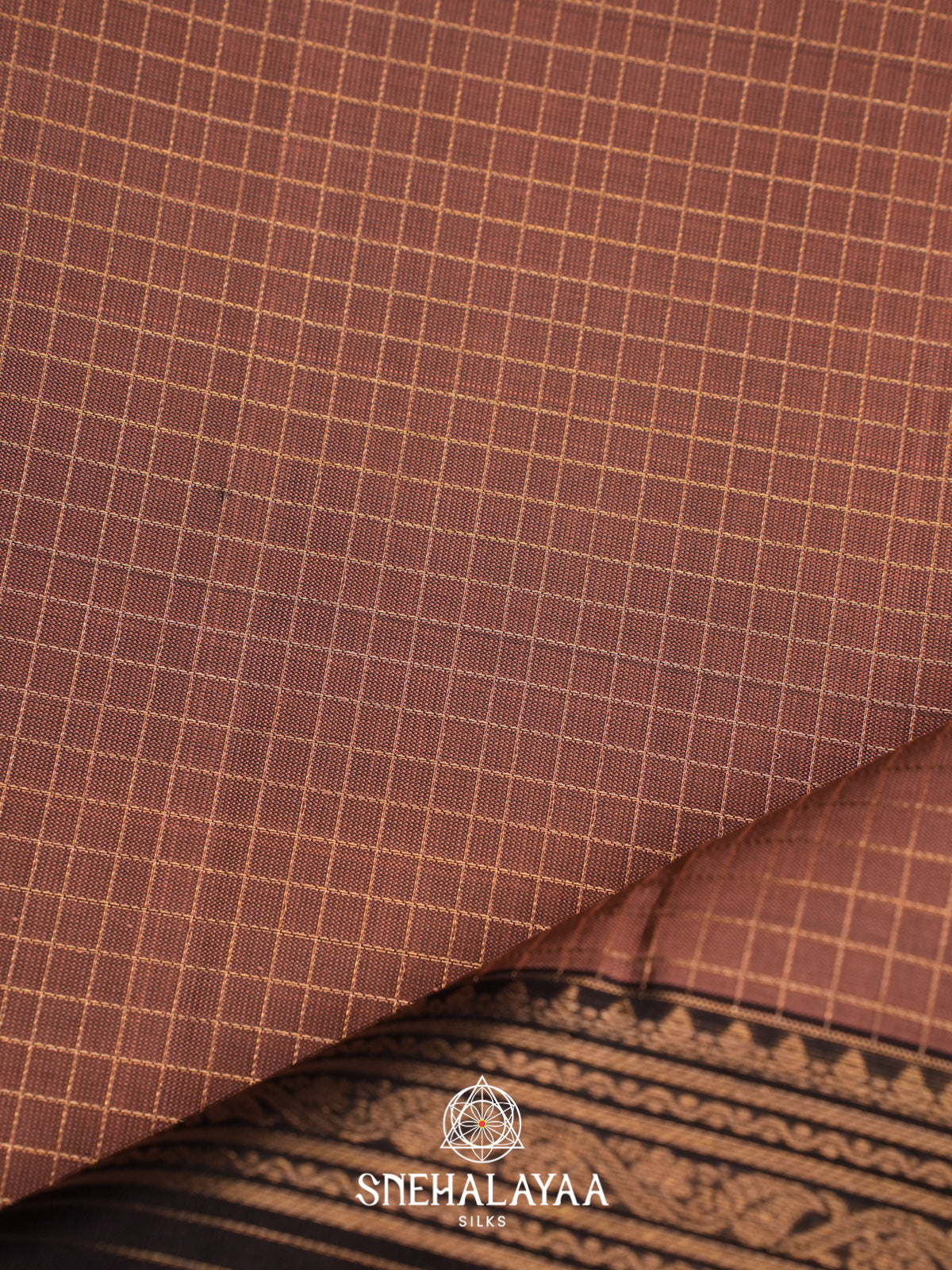 Brown Soft Silk Saree