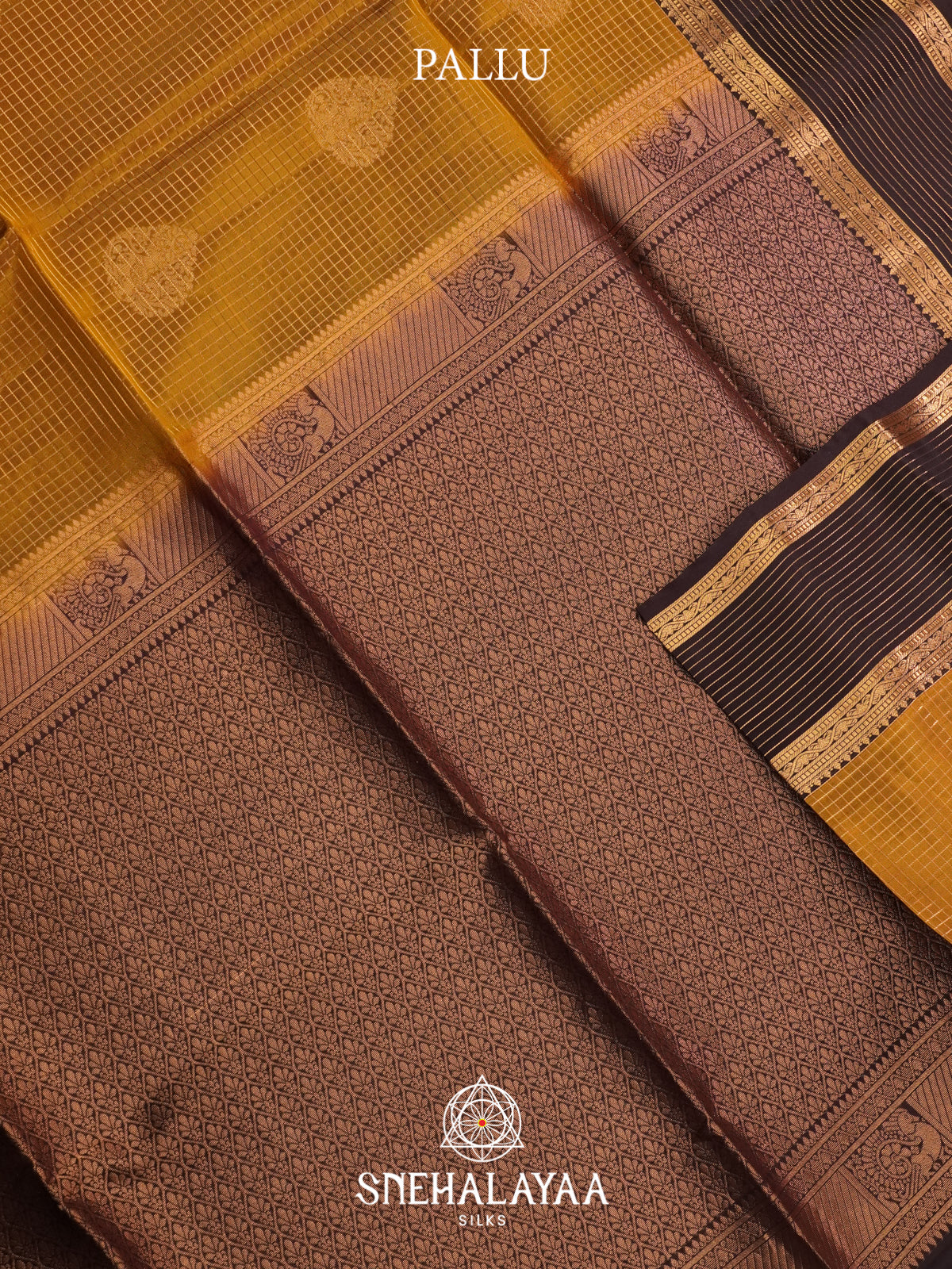 Mustard Yellow Soft Silk Saree