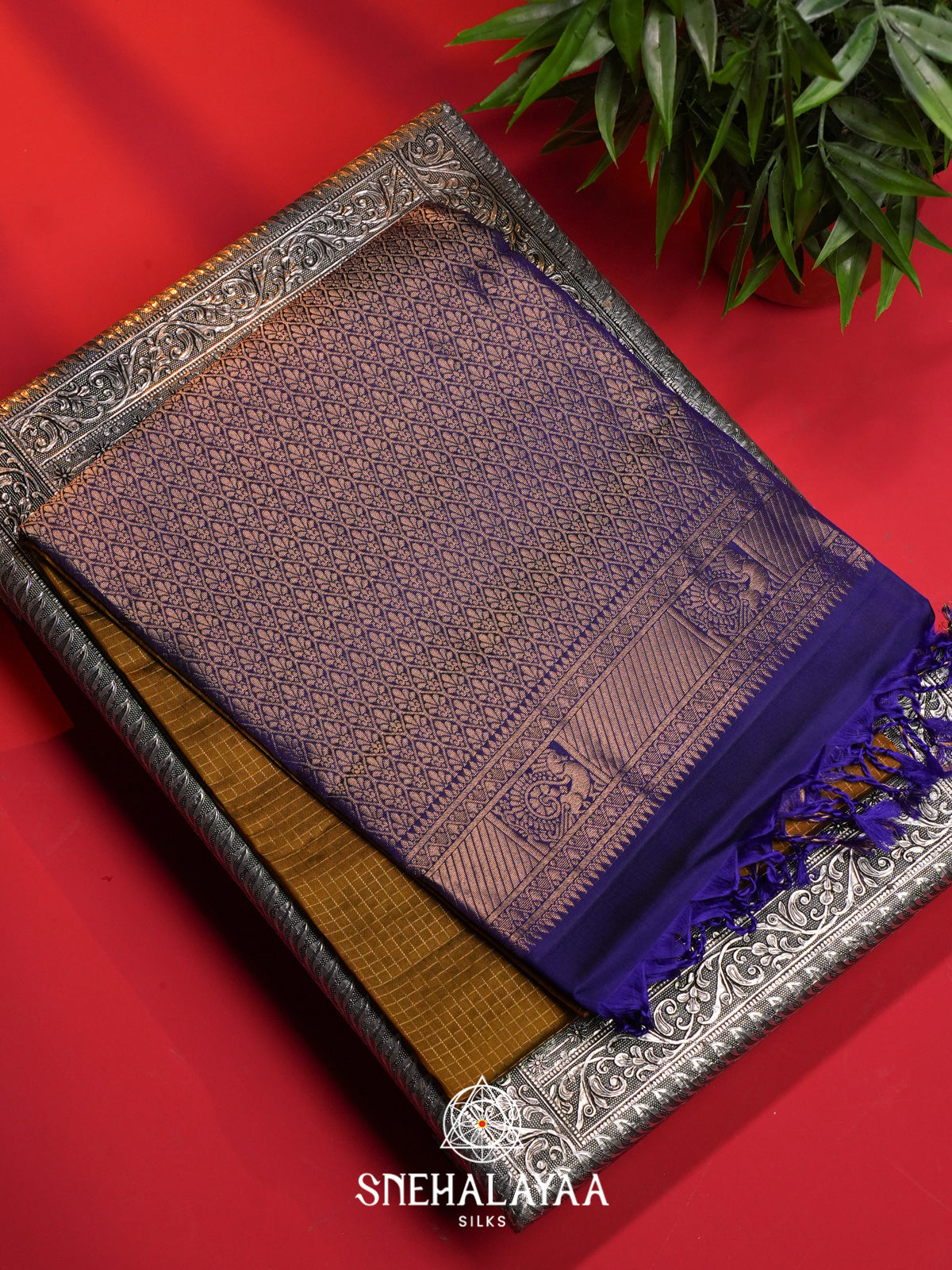 Mustard Yellow Soft Silk Saree