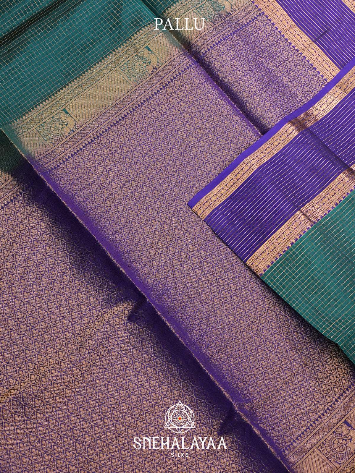 Teal Green Soft Silk Saree