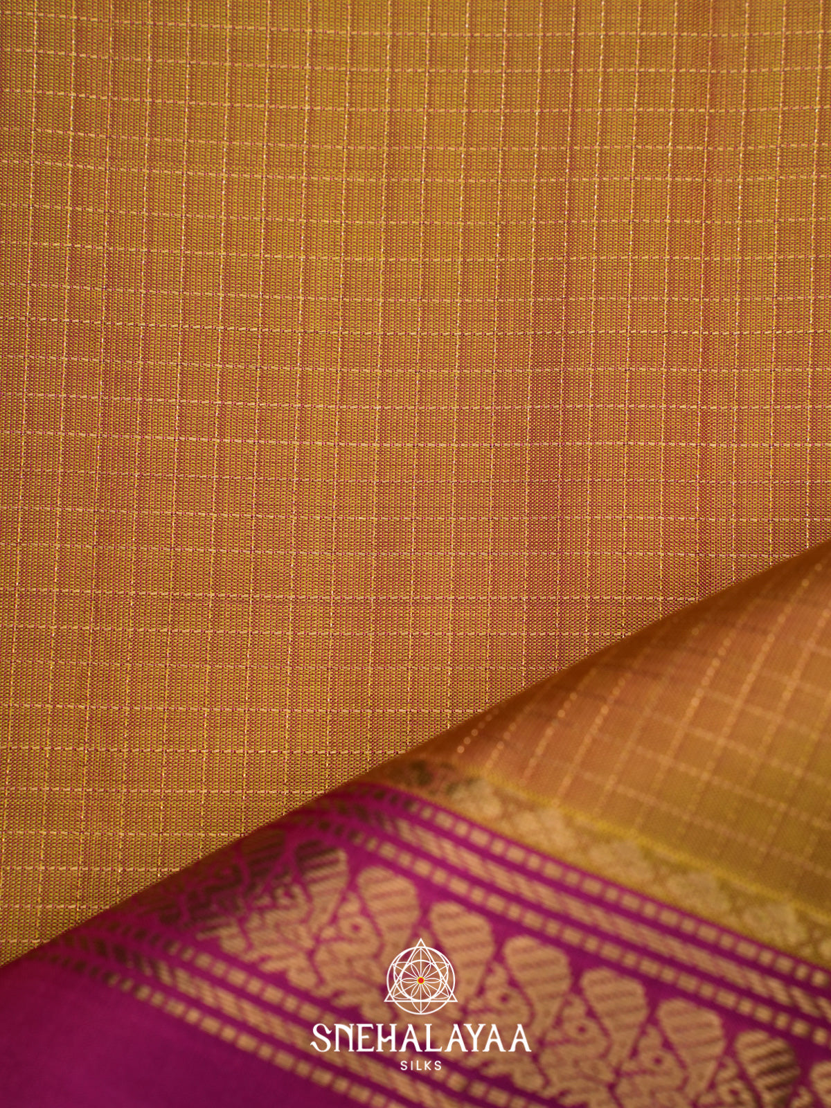 Mustard Yellow Soft Silk Saree