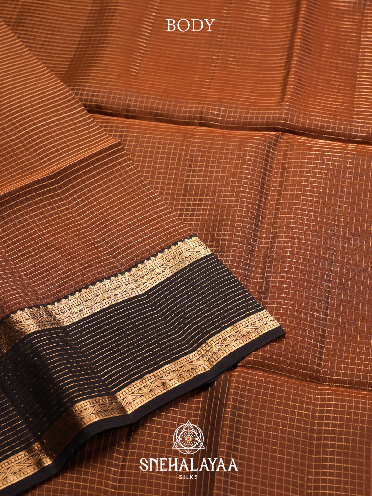 Brown Soft Silk Saree