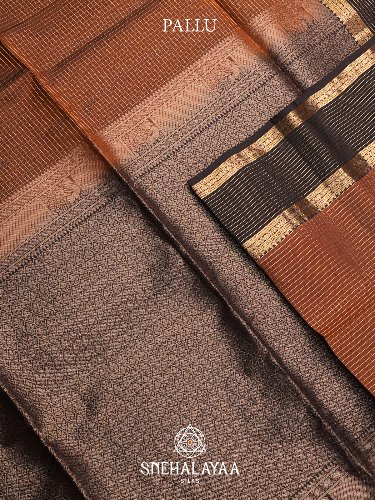 Brown Soft Silk Saree