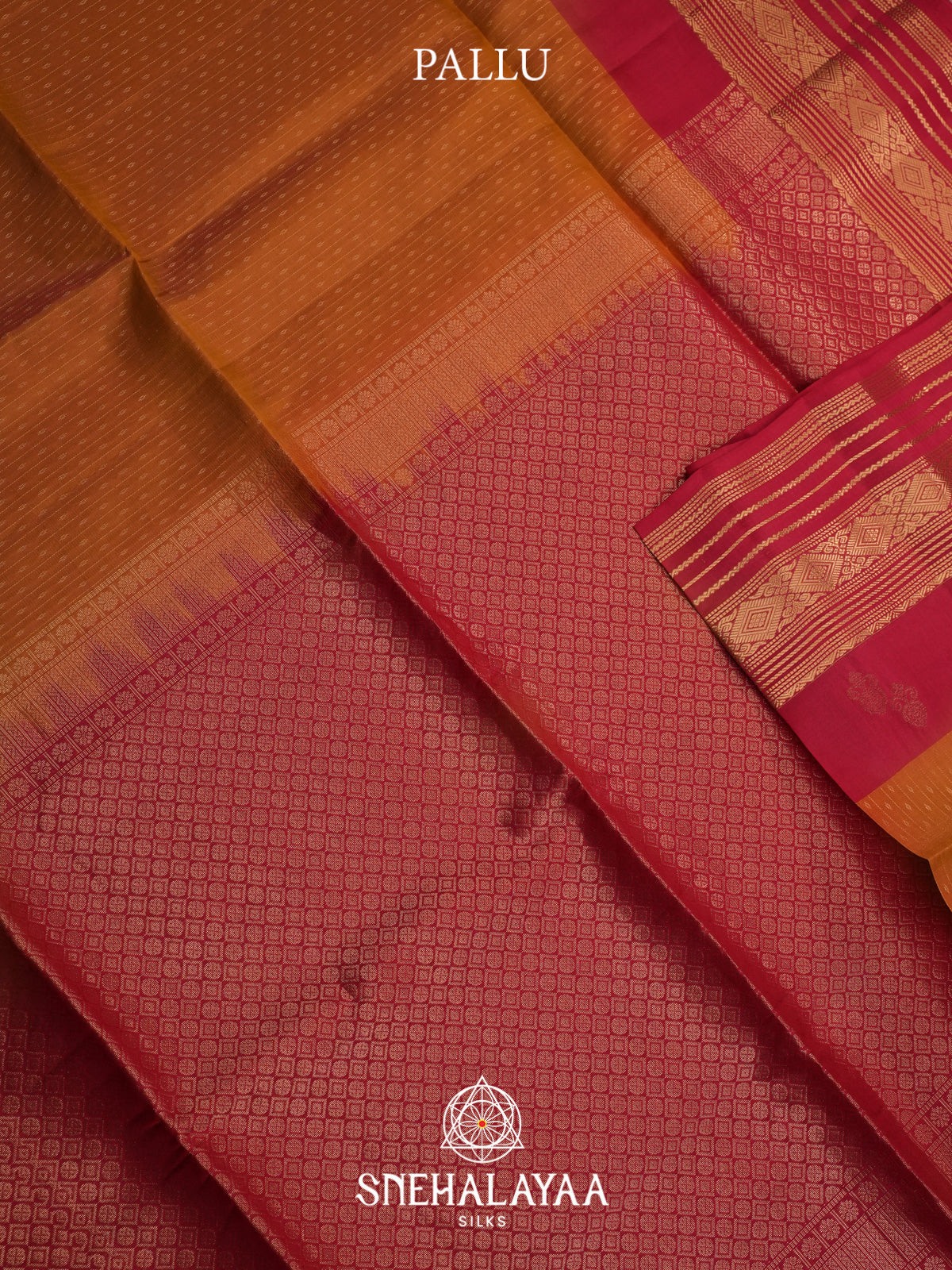Orange Soft Silk Saree