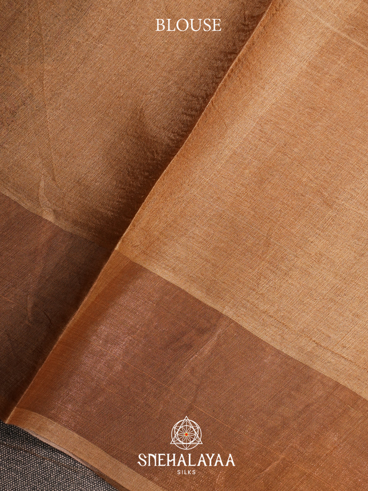 Beige  Tussar Saree
