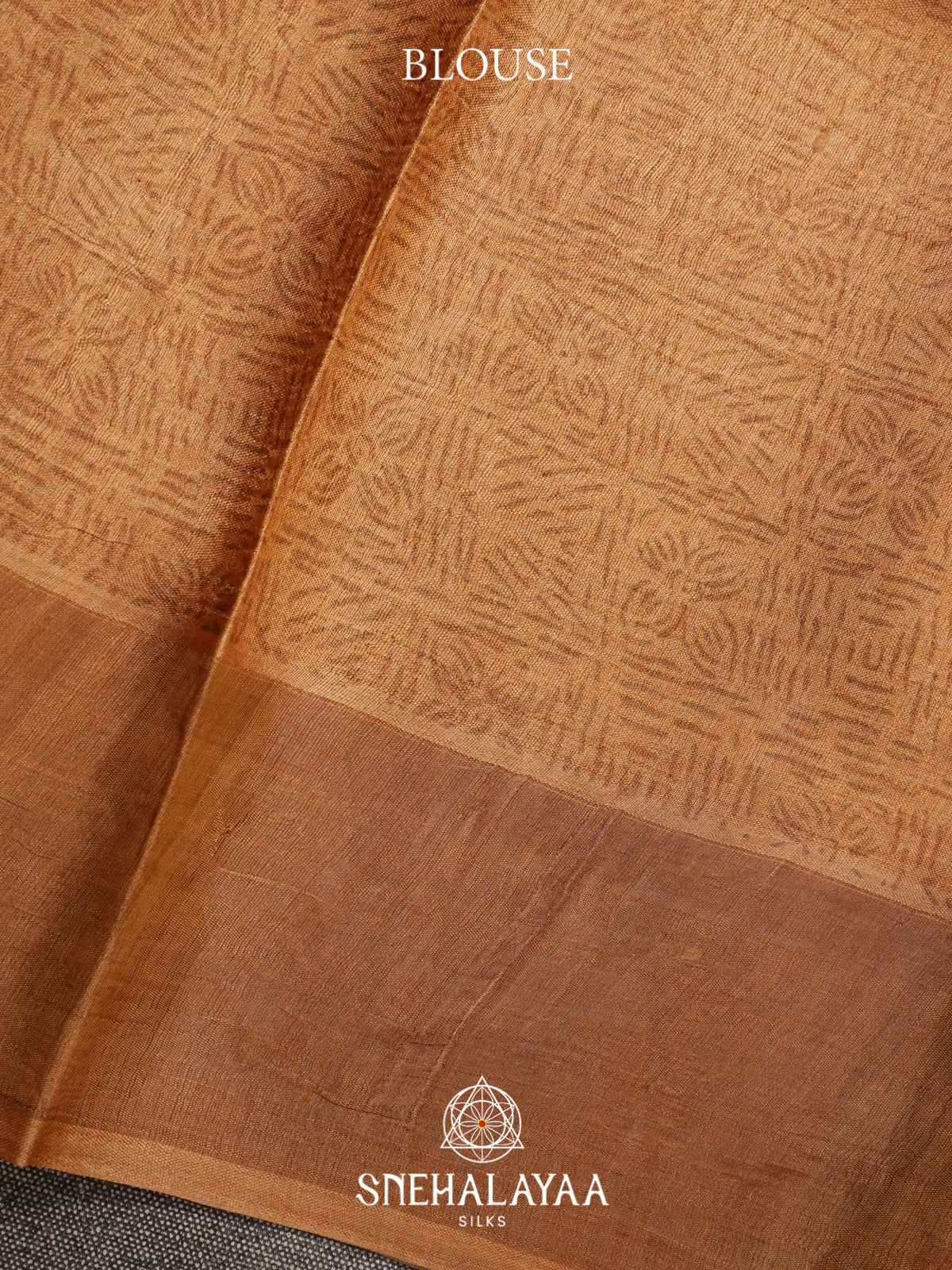 Beige  Tussar Saree