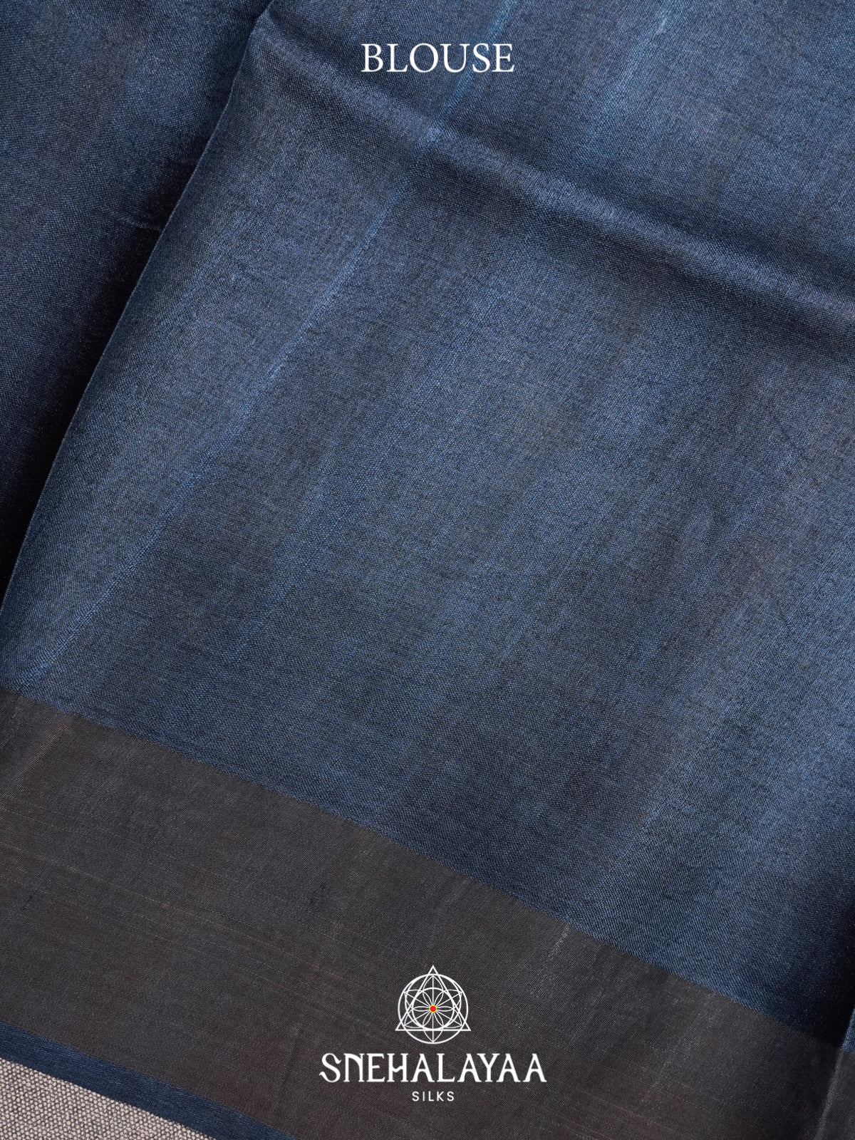 Indigo  Tussar Saree
