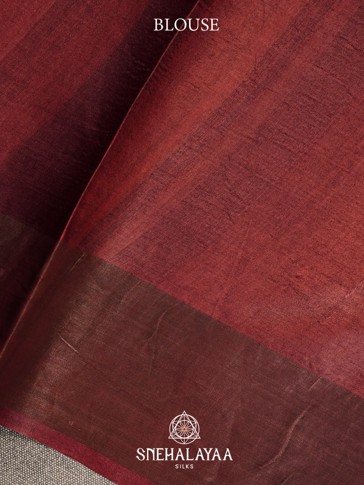 Blue  Tussar Saree