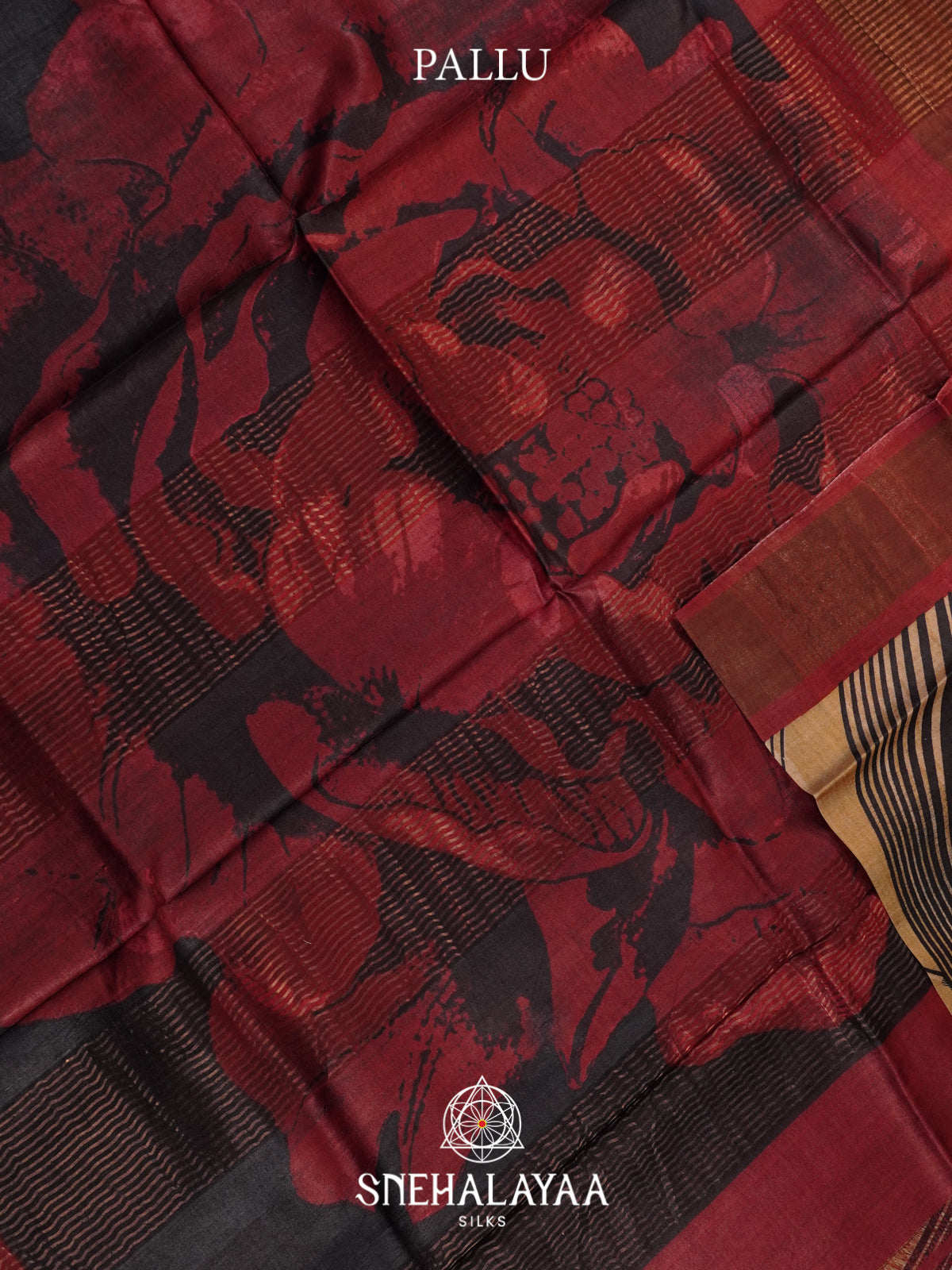 Beige  Tussar Saree