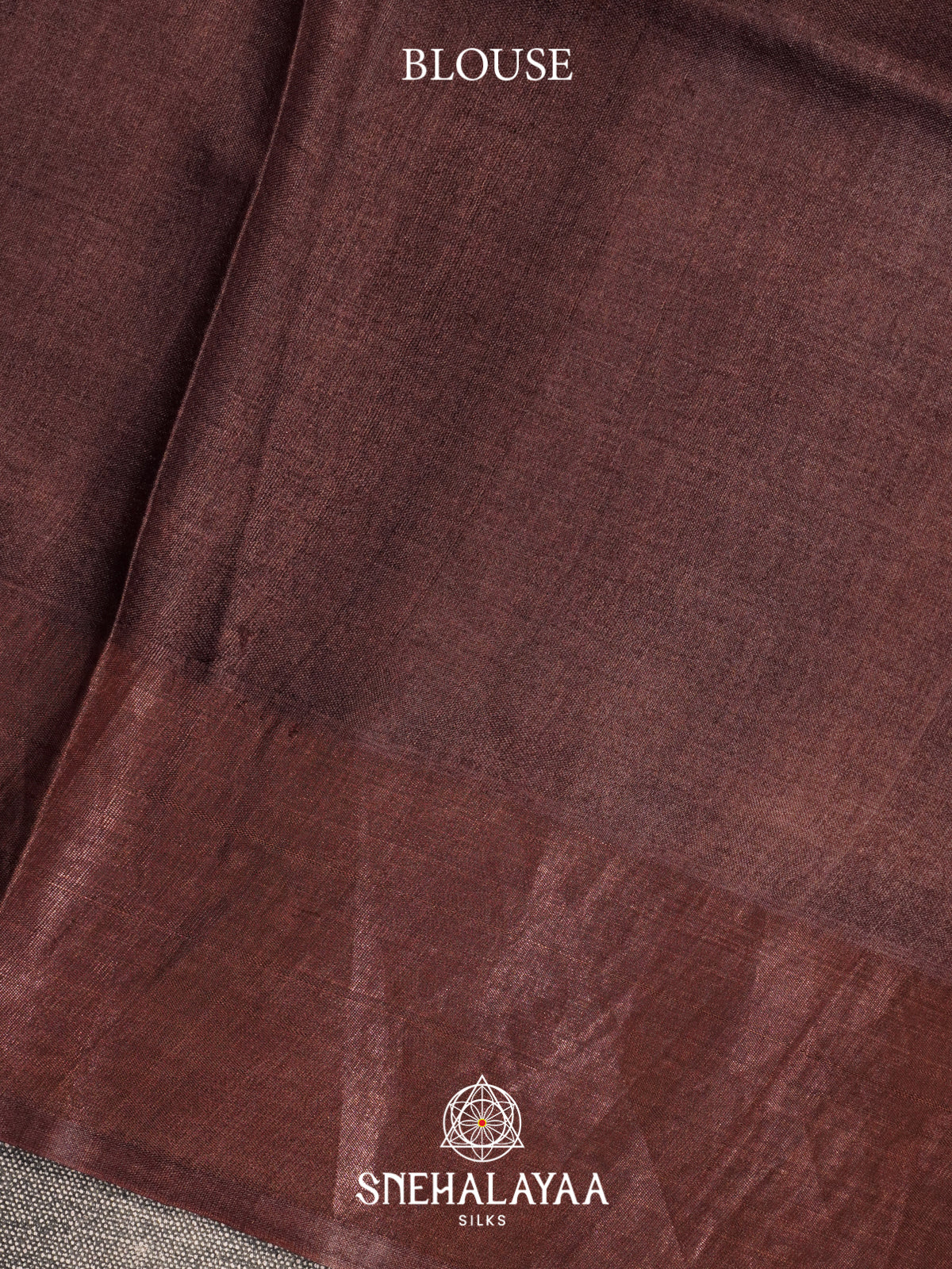 Brown  Tussar Saree