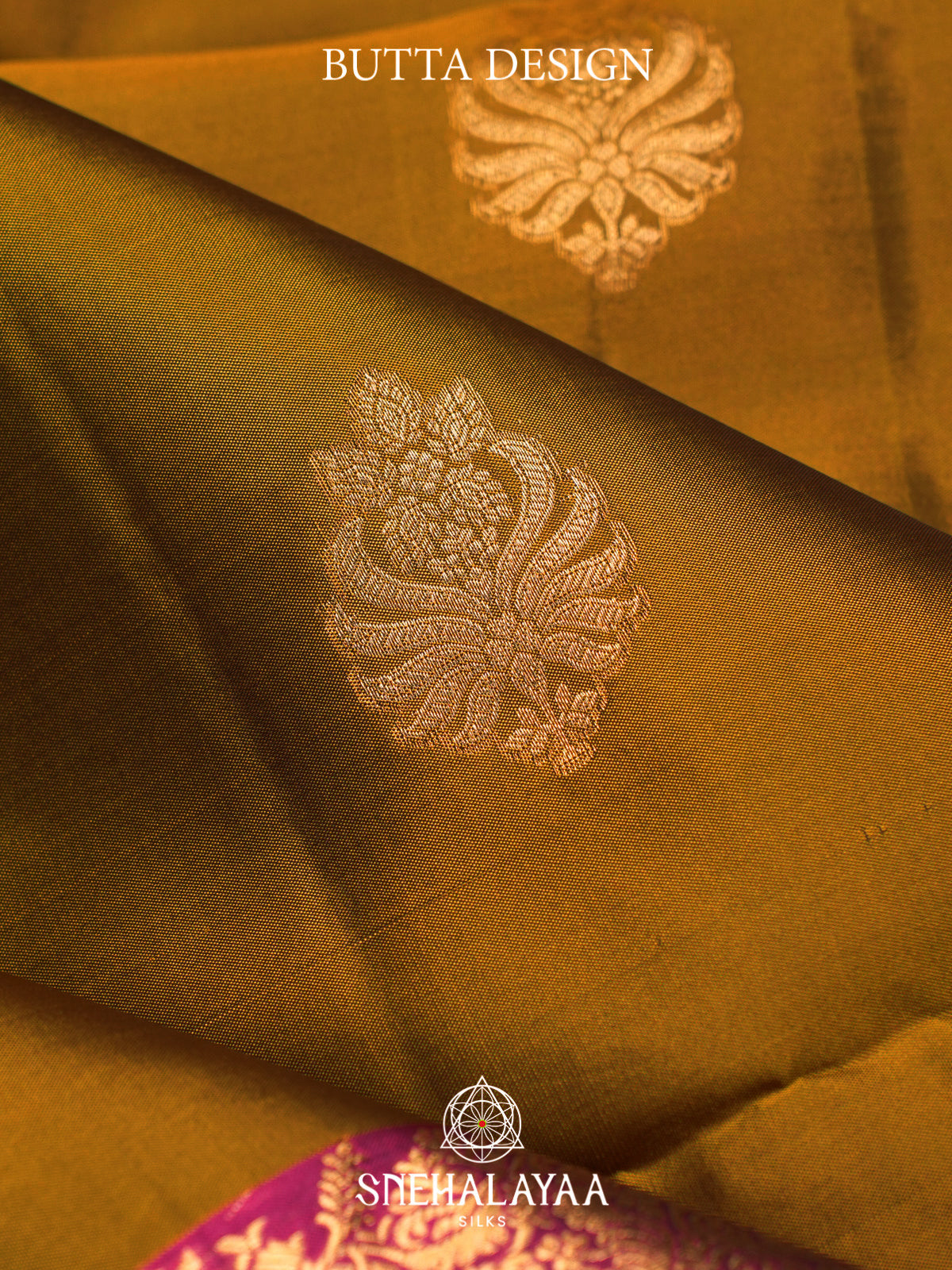Antique gold Soft Silk Saree