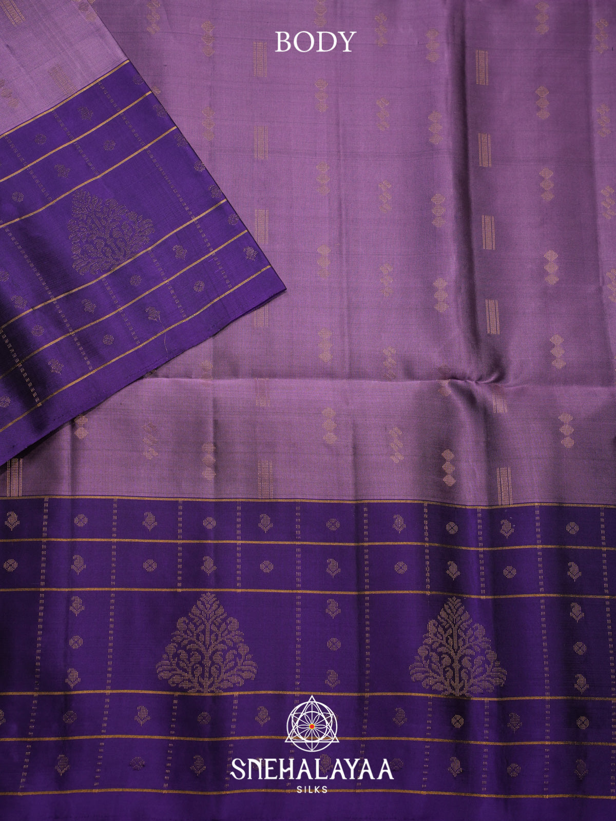 Pale Purple Soft Silk Saree