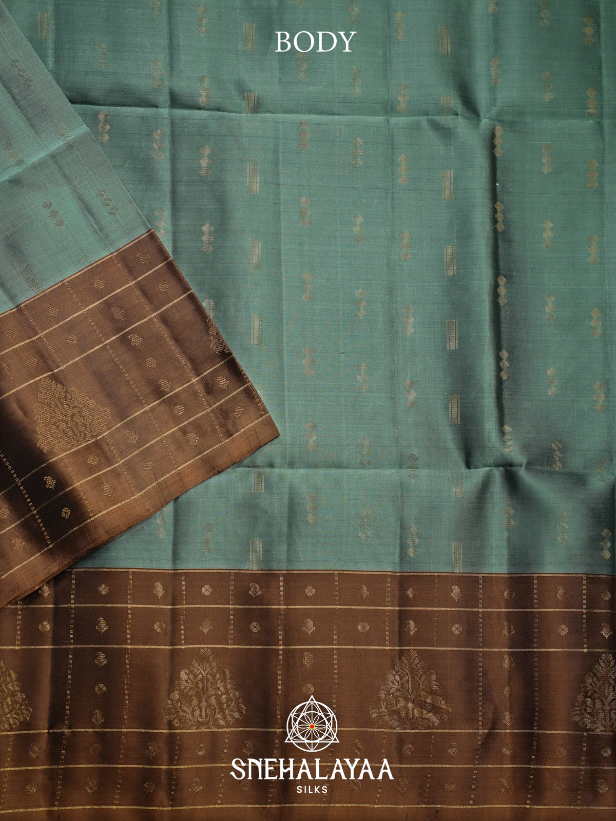 Seafoam Green Soft Silk Saree