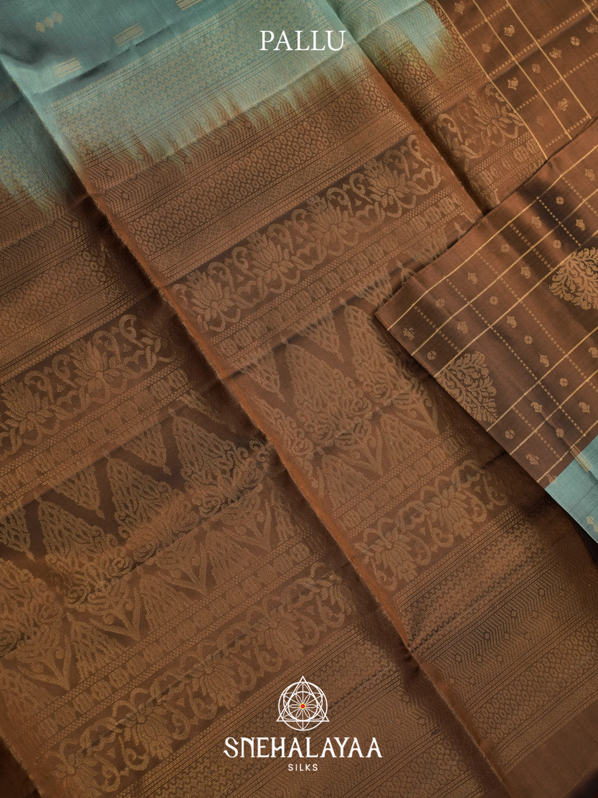 Seafoam Green Soft Silk Saree