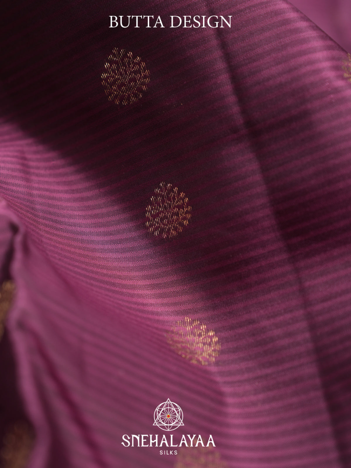 Plum Purple Kanjivaram Silk Saree