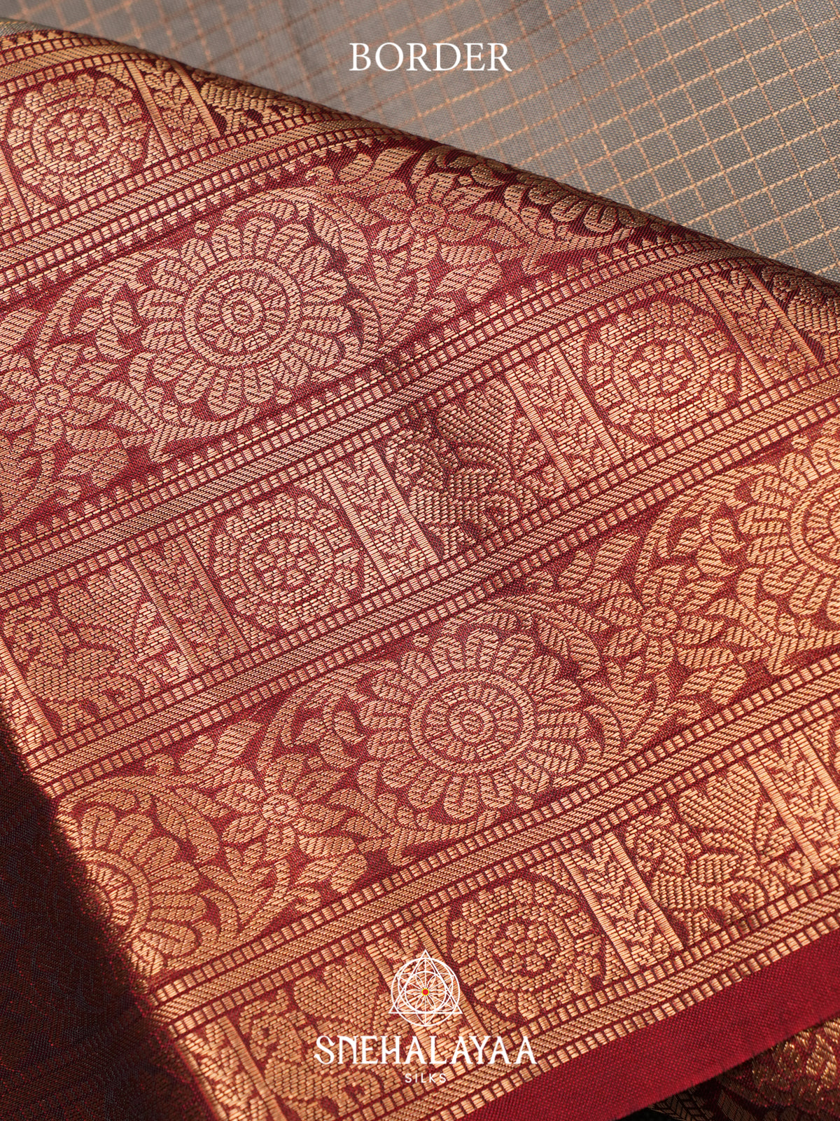Beige Kanjivaram Silk Saree