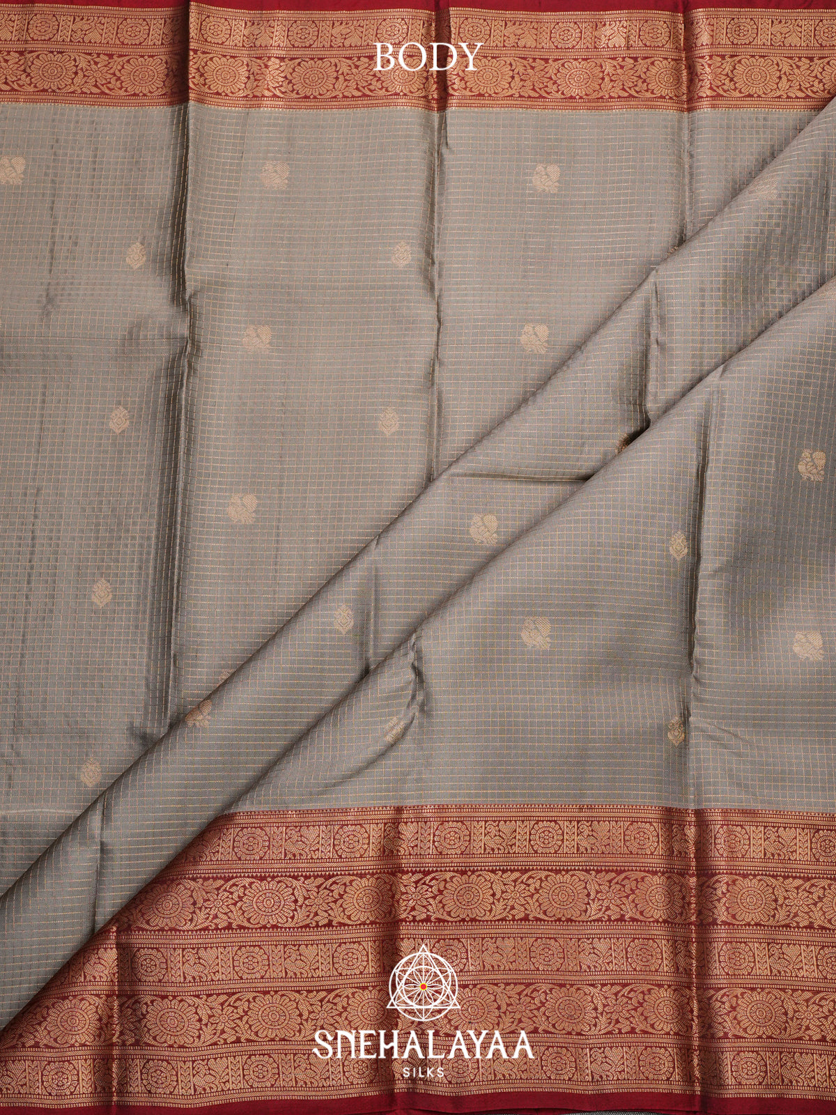 Beige Kanjivaram Silk Saree
