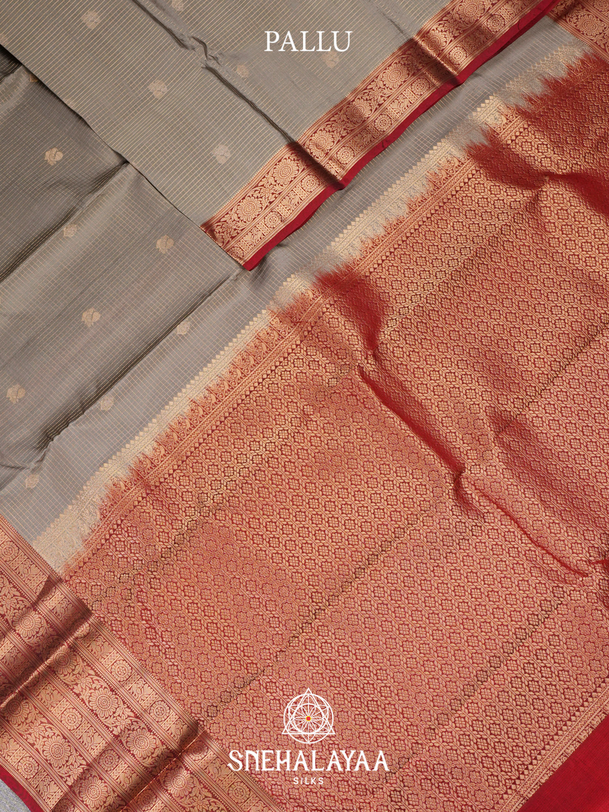 Beige Kanjivaram Silk Saree