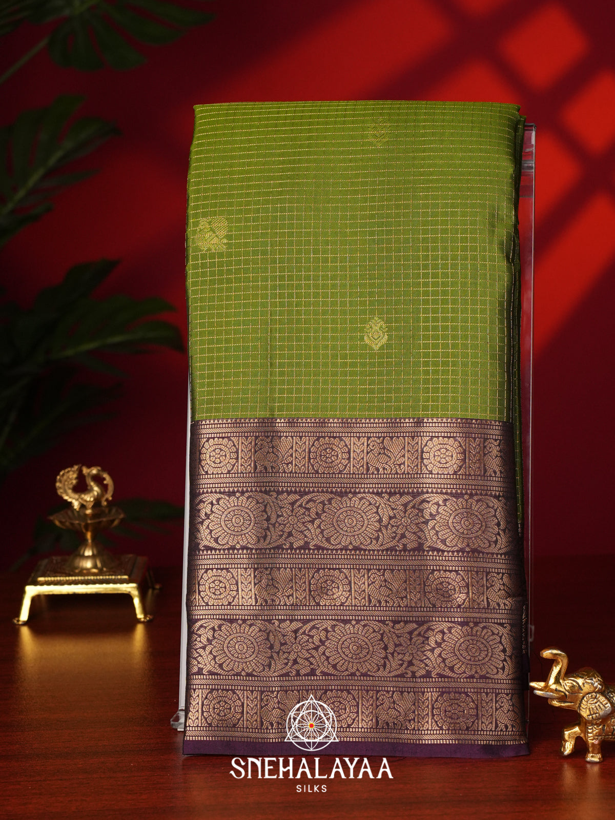 Green Kanjivaram Silk Saree