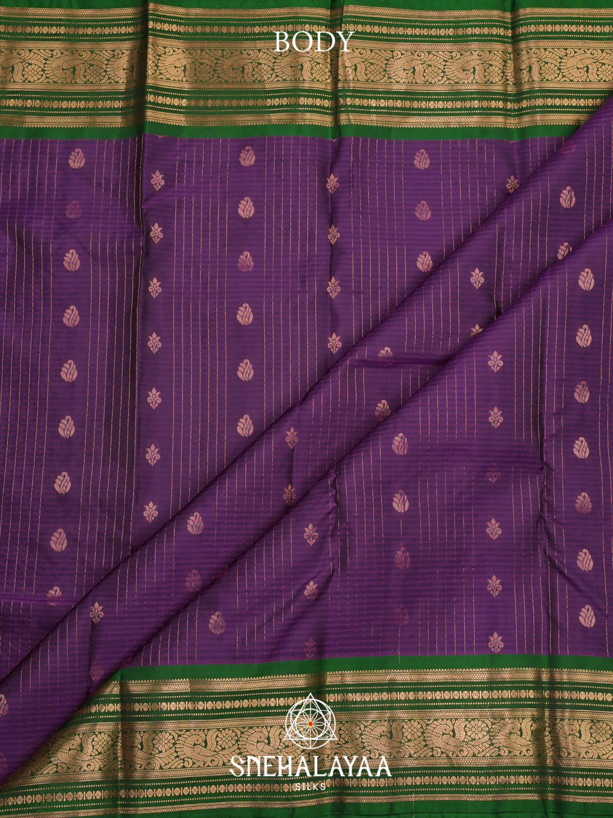 Magenta Kanjivaram Silk Saree