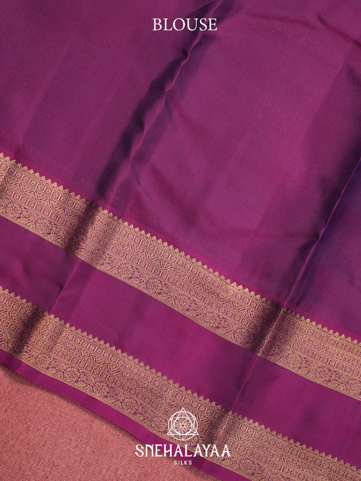 Midnight Blue Kanjivaram Silk Saree