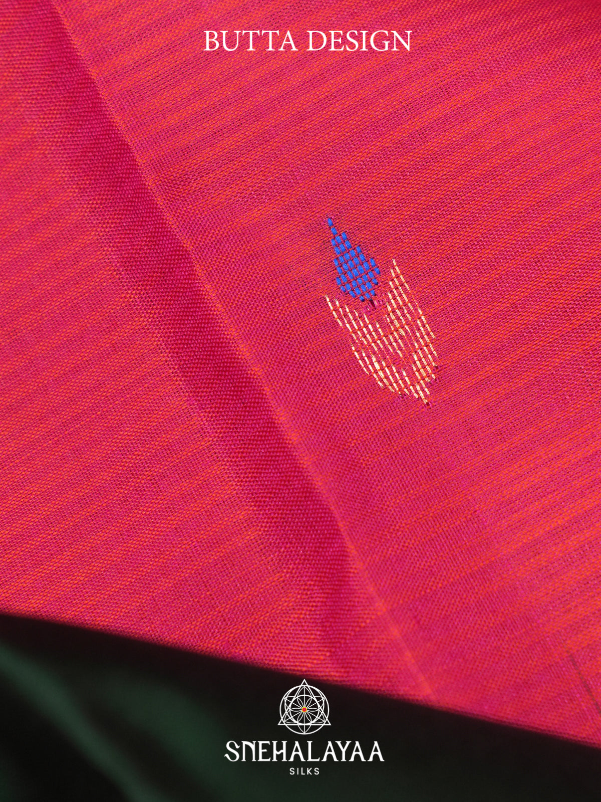 Ruby Pink Kanjivaram Silk Saree